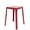 Red, variant on LeisureMod Tresse Series Stackable Poly Stool With Wicker Top 12 in Yellow