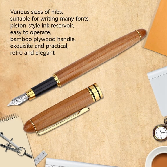 Elowen Art Pen Calligraphy Art Fountain Pen Broad Nib Writing Gothic Italic for Artists Students Retro Elegant