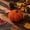 Red#136, variant on Thanksgiving Fabric Pumpkin Table Centerpiece Fall Harvest Decor for Home Kitchen Shelf Halloween Party Ornaments Orange Cloth Seasonal Accents