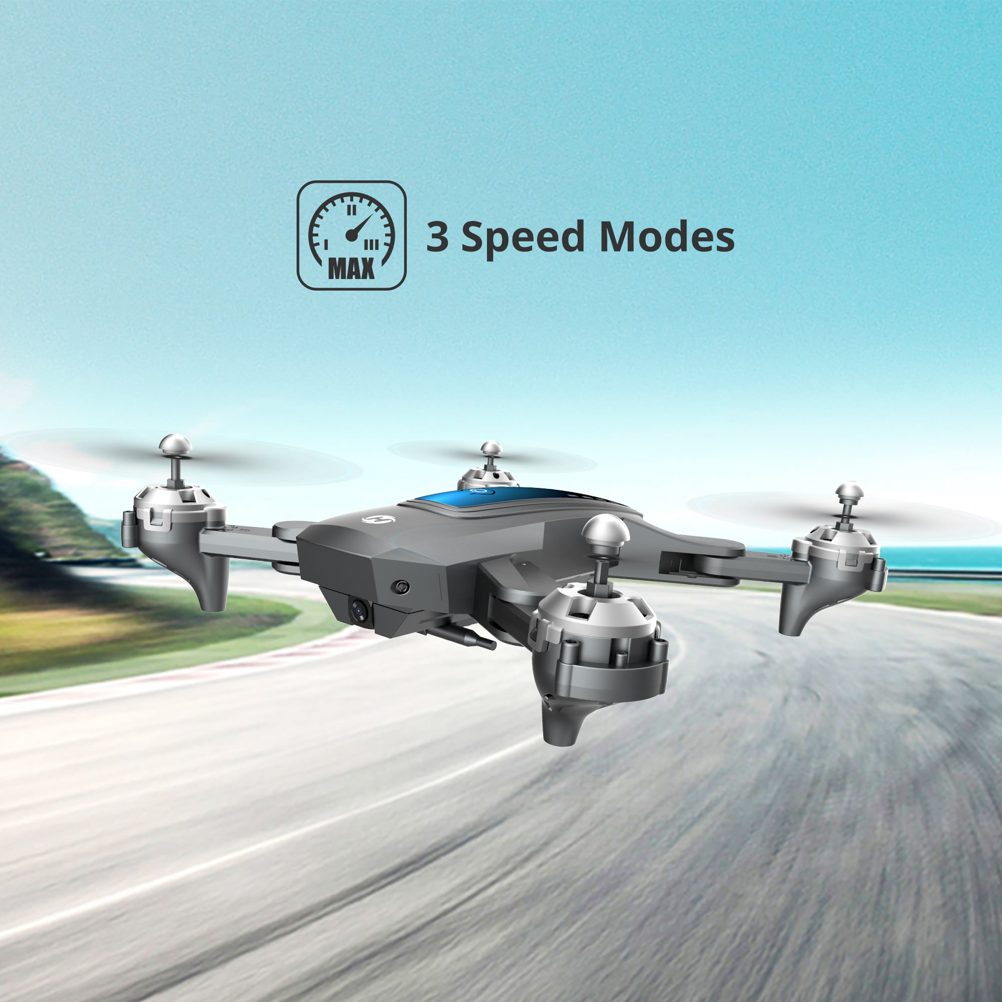 Deerc D10 Drone with Camera for Adults, 1080P FHD FPV Live Video
