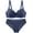 1Blue, variant on 2 Pcs Bras for Women No Underwire One Piece Seamless Bra Anti-Sagging Push Up Adhesive Bralettes Adjustment Spaghetti Straps Full Coverage Shelf T-Shirt Bra Ultra Soft Underwear Everyday Bras