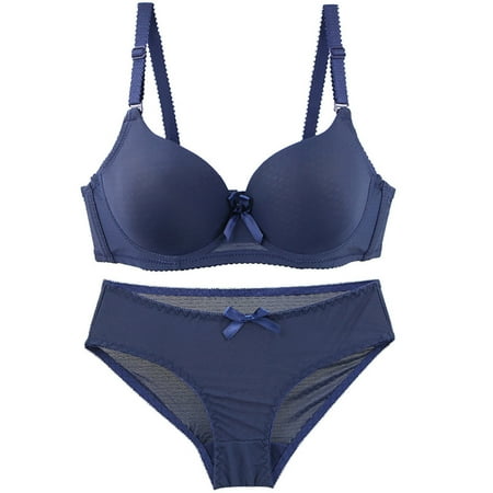 Taqqpue Bra and Panty Sets for Women Seamless Bralettes Lingerie Sexy Sets Comfortable Sports V Neck Bras Panty Thongs Sets