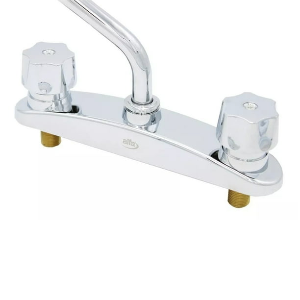 Llave MEZCLADORA Alfa Fregadero O Tarja Cocina CROMADO Bodega