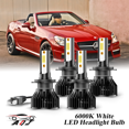 thumbnail image 1 of Compatible con Juego de Lámparas Alta/Baja Mercedes-Benz SLK350 2005-2016 - 4 Unidades, 10,000LM 6500K Blanco Frío, Bombillas 500% Ultraluminosas, Plug & Play, 1 of 11