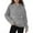 Gray, variant on Ashirexll Girls Long Sleeve Shirts Oversized Hoodies 4-16 Years Childrens Color Long Sleeved Sense Hooded Pocket Sweater