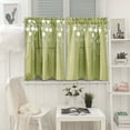 thumbnail image 4 of VOAVEKE Window Curtain Panels, Blackouts Curtains, Curtains Foreign Trade Short Curtains Polyester Embroidered Curtains, 4 of 5
