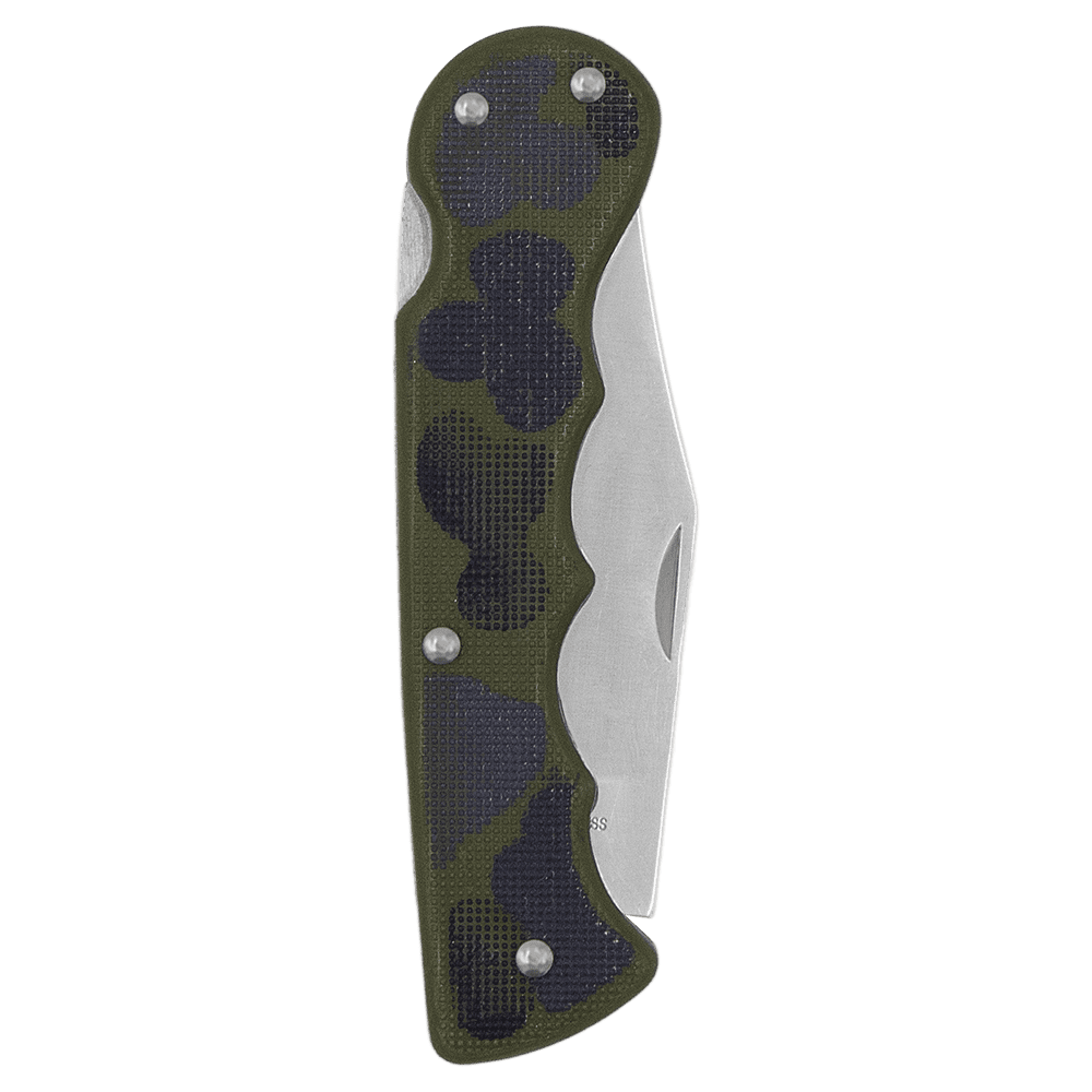 Zenport CSK7002 Folding Pocket Knife, Straight Blade, 4 Inch Blade, Green - 3 Pack
