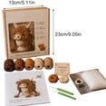 thumbnail image 3 of DIY Crochet Hat Kit, Highland Cow & Magic Cauldron Crochet Starter Set, Yarn Pack with Hooks Accessories, Beginner Friendly Handmade Craft Kit for Holiday Gift, 3 of 3