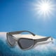 thumbnail image 1 of Gafas de sol de moda, hombres y mujeres, marco ligero, protección para exteriores, gafas deportivas, gafas de conducción para ciclismo, viajes en l , gris lente gris Yinane Gafas de sol de moda, 1 of 8