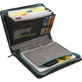 thumbnail image 3 of Five Star Color Pop 2" Sewn Zipper Binder Plus Zipper Pouch, Fabric, 605 Sheet Capacity, Round Rings, Teal Blue, 3 of 7