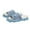 Blue, variant on XEGLSBU Women's Orthopedic Slippers with Arch Support Adjustable Open Toe House Shoes for Plantar Fasciitis