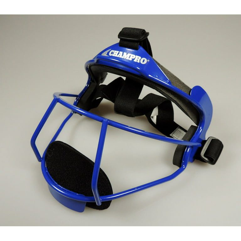 Champro Sports The Grill, Softball Fielder's Facemask- Adult 6 3/4-7 1/2,  Royal Blue 