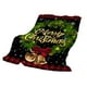 thumbnail image 2 of Oioii Cozy Soft Fleece Throw Blanket - Ultra Soft and Warm Blankets, Christmas Comfy Throw Blanket for Couch, Gift for Bed,Sofa,Chair,Camping and Travel, 2 of 6