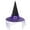 Purple Lace, variant on Zando Witch Hat with Veil Wide Brim Wizard Hats Foldable Large Witches Hats Adult Halloween Costume Accessory Purple