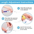 thumbnail image 4 of Cuerda para saltar GRAWUN con cuentas suaves y longitud ajustable para niños, 4 of 6