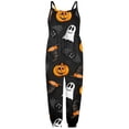 thumbnail image 4 of MIASHUI Combinaison pour Filles Tenue Confortable Sans Manches Imprimés Halloween Pantalon Décontracté, 4 of 5