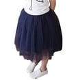thumbnail image 4 of EnJoCho toddler Girls Tulle Dress Fashion Princess Dress Casual Dress Tutu Mesh Skirt Outwear Solid Colour Little & Big Children Summer Fashion Party Dresses 2-3 Years, 4 of 4