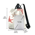 thumbnail image 3 of FORMRS Women's Travel Backpack Purse Anti-Theft Hidden Pockets Casual Shoulder Bag, Brown Starfish, 3 of 7