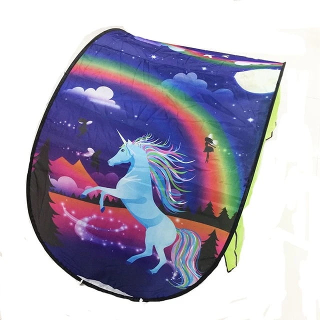Reading Light H016 Kids Dream Tents Unicorn Foldable Tent Pop Up Indoor Bed