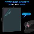 thumbnail image 2 of Uxcell 4.5 X5.25 Inch Welding Protection Lens Transparent Welding Helmet Hood Replacement Cover, Clear, 100 Pack, 2 of 6