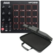 Akai Professional MPD218 Feature-Packed Highly Playable Pad Controller with Utility Case Package