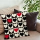 thumbnail image 5 of ¡Oferta Tainini! Juego de 4 fundas de cojín decorativas de 45 x 45 cm con diseño geométrico de rayas abstractas modernas, para sofá, cama, sala de estar, decoración rústica., 5 of 6