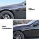 thumbnail image 5 of Car Side Fender Vent Bonnet Cover Trim for Mercedes-Benz,B, 5 of 5