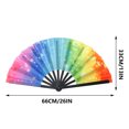 thumbnail image 3 of Lilixerw Folding Hand Rave Fan,Popping Fan for Ground Dance,Party,Decoration,Festival,13 inch, 3 of 9