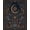 Blue, Pattern 4, variant on Design&I 8'x10' Washable Area Rug Sleek Flatweave Pet Friendly Midnight Blue Celestial Forest Enchanting Deer and Moonlit Flora Design for King Size Bedroom, Under Bed