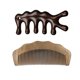 thumbnail image 1 of 2 Pcs Natural Wooden Combs, Scalp Massage Combfine Tooth Wooden Comb, Anti Static Wood, For Head Caring Relaxation Acupoint Massage And Styling, Comb, 1 of 5