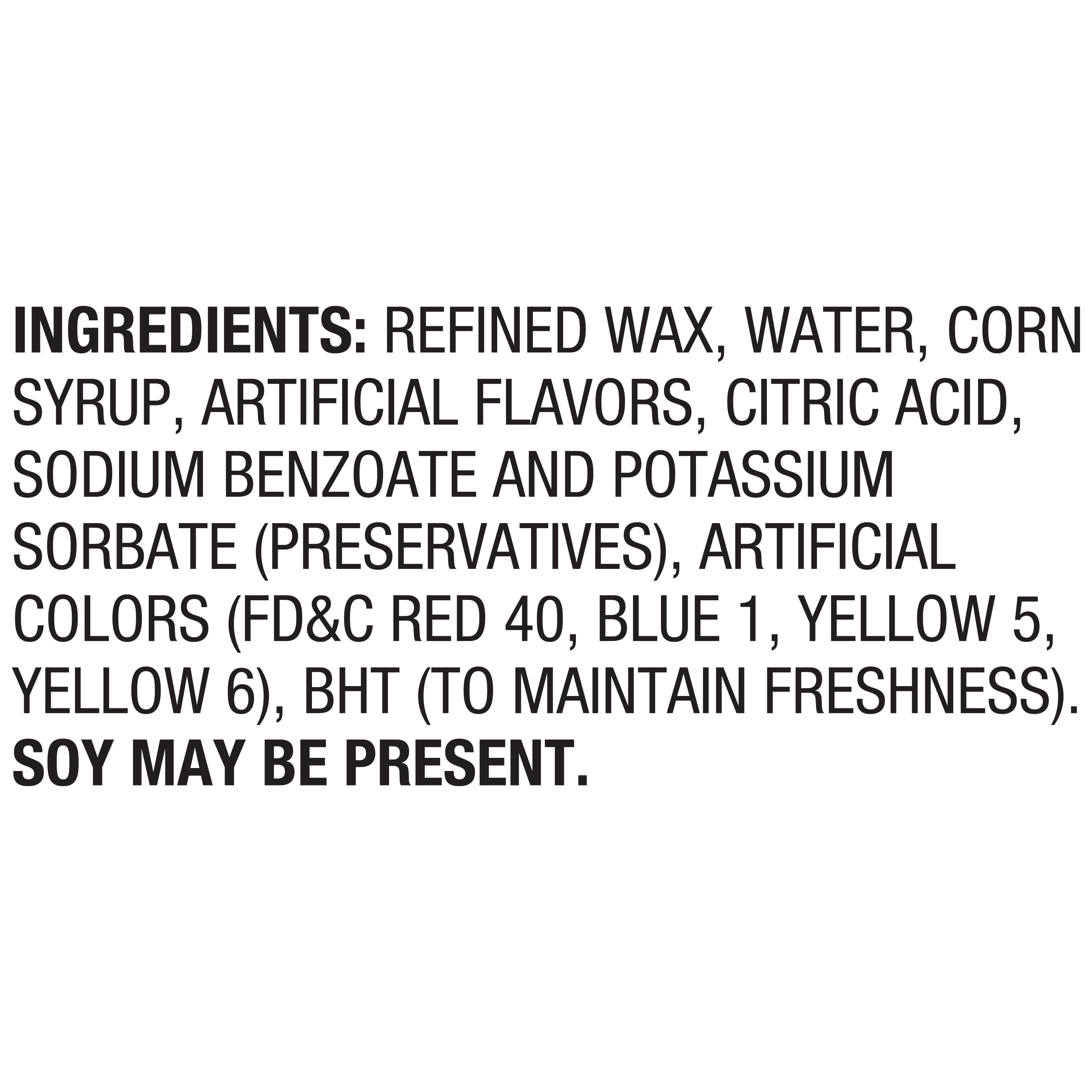 Nik-L-Nip Mini Drinks Wax Bottles 4-Pack, 1.39 oz. Peanut Free, Gluten Free