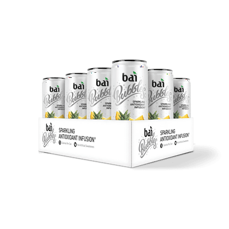Bai Bubbles Antioxidant Infused Beverage, Peru Pineapple, 11.5 Fl Oz, 12