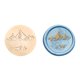 thumbnail image 1 of Cabeza de sello de forma redonda Cabeza de cobre en relieve 3D para tarjeta de boda (SH02), 1 of 9