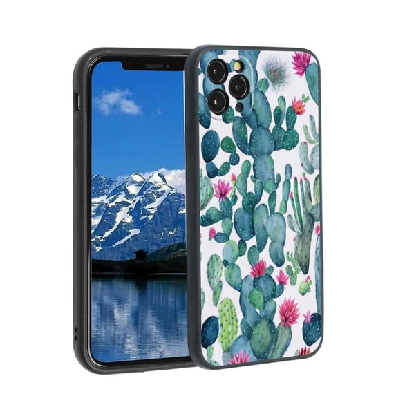 Cactus-145 Phone Case, Degined for iPhone 11 Pro Max Case Men Women, Flexible Silicone Shockproof Case for iPhone 11 Pro Max