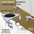 thumbnail image 2 of ONEON Steel 720lb Max Weight 3-Wheels Furniture Dolly, 2 of 6