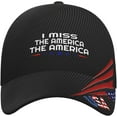 thumbnail image 2 of I Miss The America I Grew Up in Distressed Dad Hat Baseball Caps for Men 90s Washed Denim Adjustable Strapback Baseb, 2 of 7