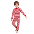 thumbnail image 2 of Haitryli Boys Girls Special Needs Adaptive Clothing Long Sleeve Anti-strip Romper Kids Long Leg Zip Back Jumpsuit Red 16, 2 of 7