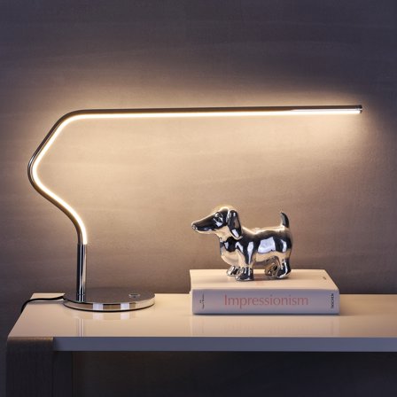 Julian 15" LED Integrated Task Lamp, Chrome by JONATHAN Y