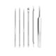 thumbnail image 1 of Closed Acne Needle Set Cell Clamp Head Clamp Tweezers Acne Squeezing Tool(1 Set), 1 of 3