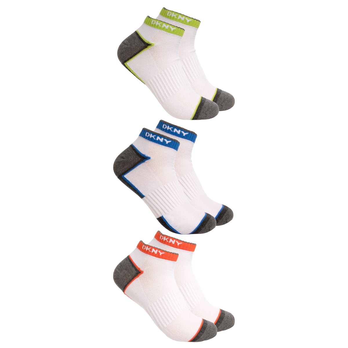 DKNY DKNY (3 Pack) Ankle Socks Men Pack Size 1013 Low Cut Mens Socks White Socks For Men