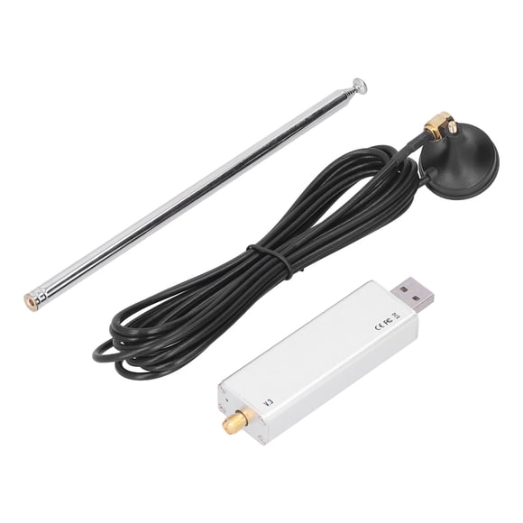 Software Defined Radio, RTL-SDR R820T2 V3 RTL2832U Stable Signal Telescopic Antenna Base 480KHz-1.87GHz 2.4MHz Stabilization 3.5MHz Up for Computers