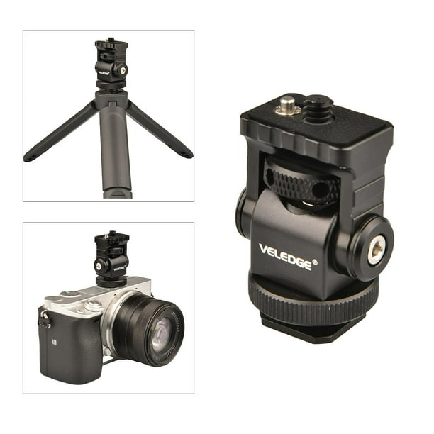Adaptateur de montage pour moniteur d'appareil photo reflex numérique,  accessoires vidéo réglables support de moniteur durable 2 kg 