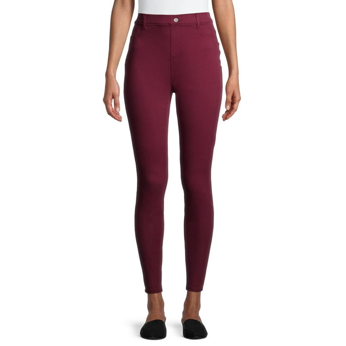 time and tru jeggings high rise