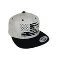 thumbnail image 6 of "Strong Faded" Black & Green Adult Snapback Flag Hat For Men & Women, 6 of 11