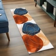thumbnail image 4 of Boho Geometric Large Area Rugs for Bedroom Living Room, Soft Non Slip Carpet Bedside Rug, Farmhouse Abstract Retro Stripes Motifs Rectangular Floor Cover Kitchen Accent Rug 2'x6' for Office, 4 of 9