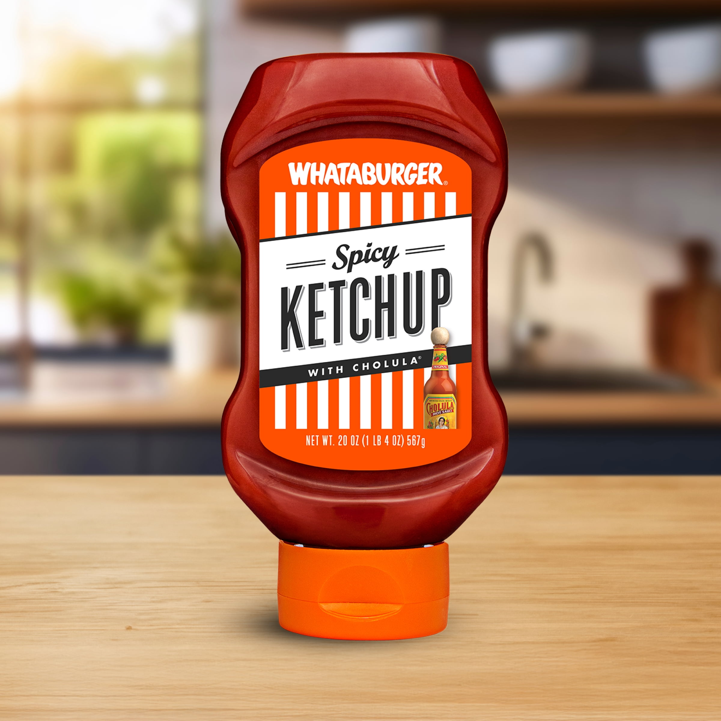 (3 pack) Whataburger Spicy Ketchup with Cholula