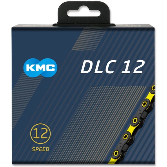 KMC DLC12 12 Speed Chain Black/Yellow