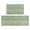 Mixed Lollipop Candy Cane Mint Green Maxi Sweet Texture, variant on Kitchen Mats Set Of 2, Anti-Fatigue Cushioned Non-Slip Comfort Rugs for Kitchen and Office,Tight Peppermint Disc Red White Dense Holiday Grid