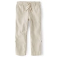 thumbnail image 2 of Pantalones Gymboree de lino con cordón para niños pequeños Bisquit 2T, 2 of 5