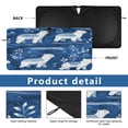 thumbnail image 4 of Car Windshield Sunshade with Ring - Foldable UV Protection Sun Shade for Front/Back Window, Heat Insulation,Bears, 4 of 6